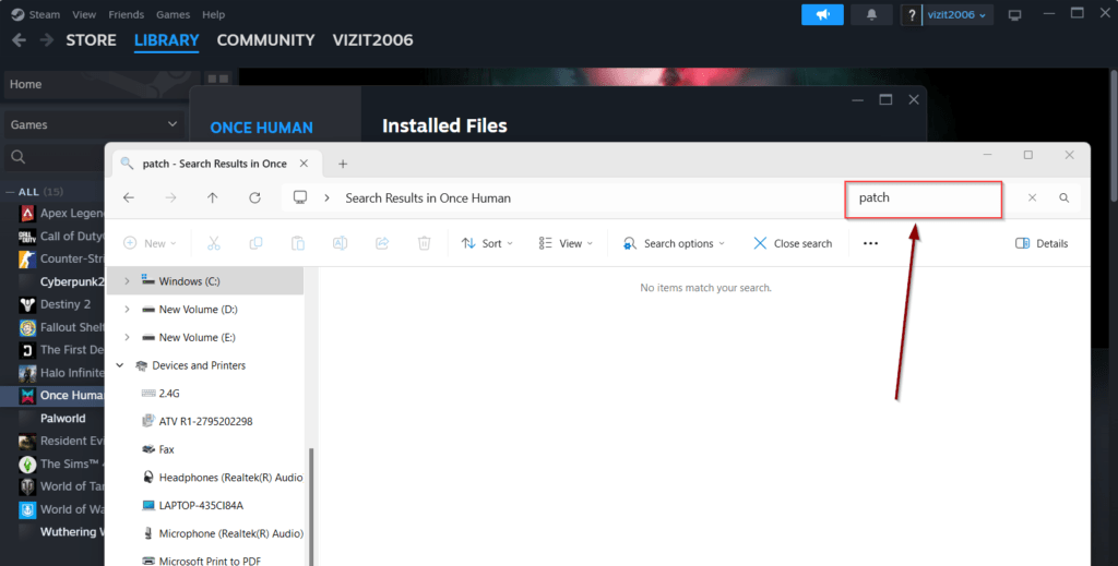 once human checking file patch difference error